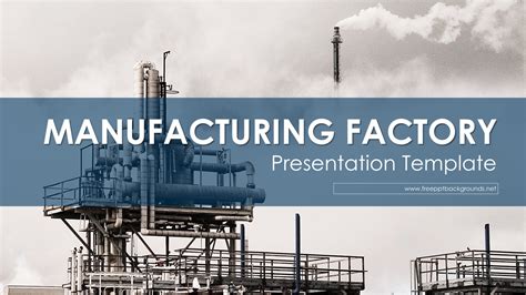 Manufacturing Powerpoint Template